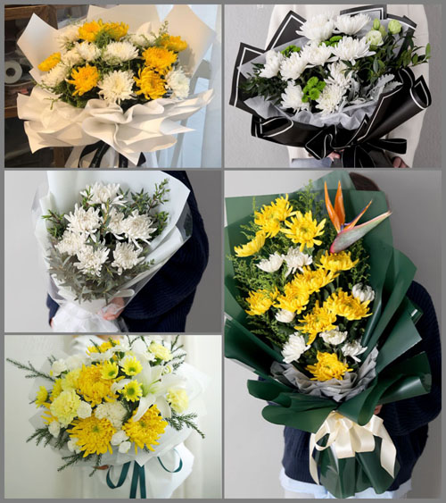 湖北襄阳市老河口市酂阳街道李河村白事花束代送